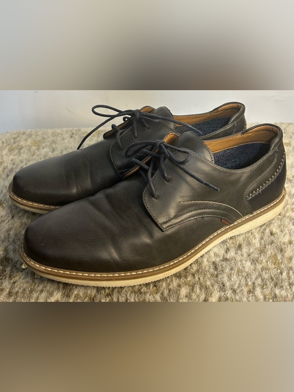 5 for $25🔥Men's Grey-Brown Dress Loafer Shoes Size 10